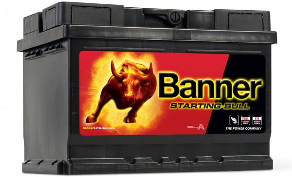 Banner 56009 Starting Bull 12V 60Ah 480A Autobatterie