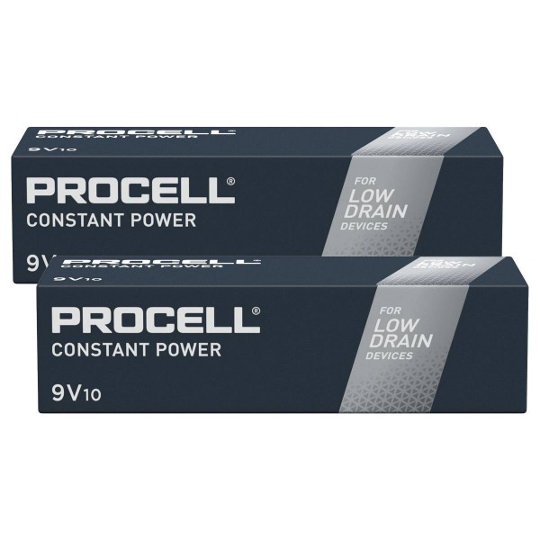 Duracell Procell Constant Alkaline 6LR61 9V Block MN 1604 9V 20 Stk. (Box)