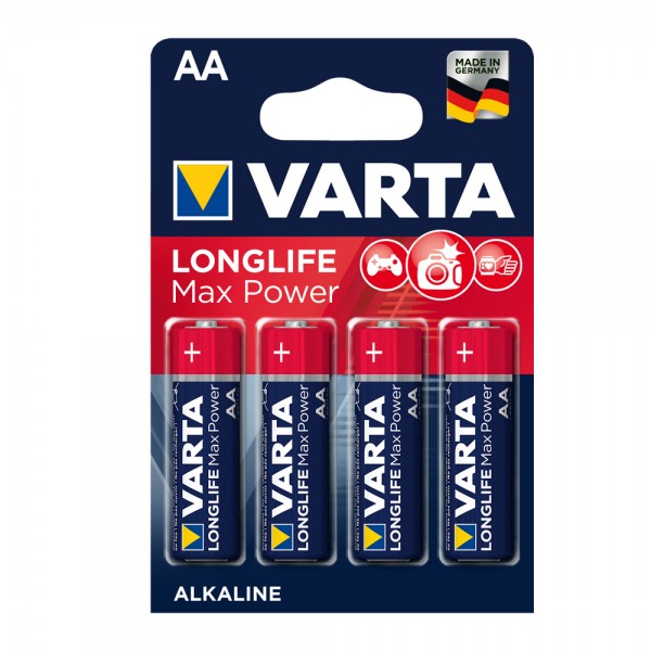 Varta Longlife Max Power Mignon AA Batterie 4706 LR06 (4er Blister)