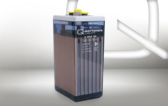 Q-Batteries 12V 1 OPzS 50 54 Ah (C10) stationäre OPzS-Batterie