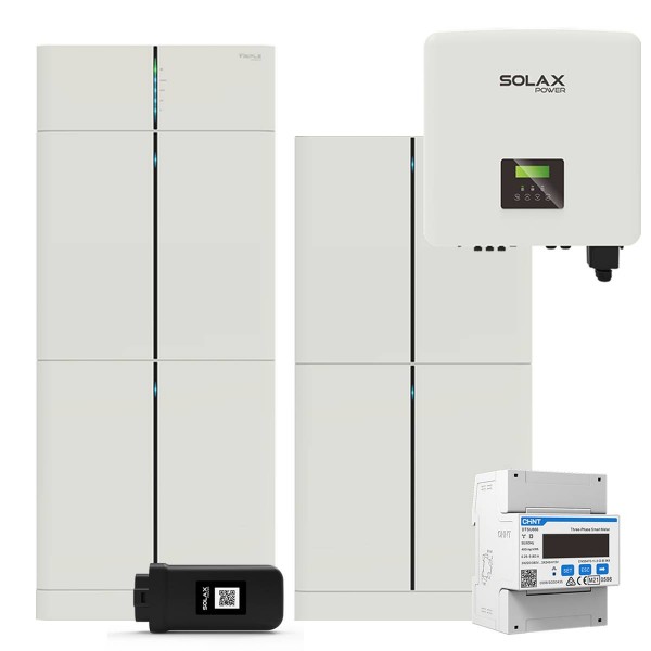 SolaX X3 G4 10kW Hybridwechselrichter mit 12kWh T30 Solarspeicher-Set