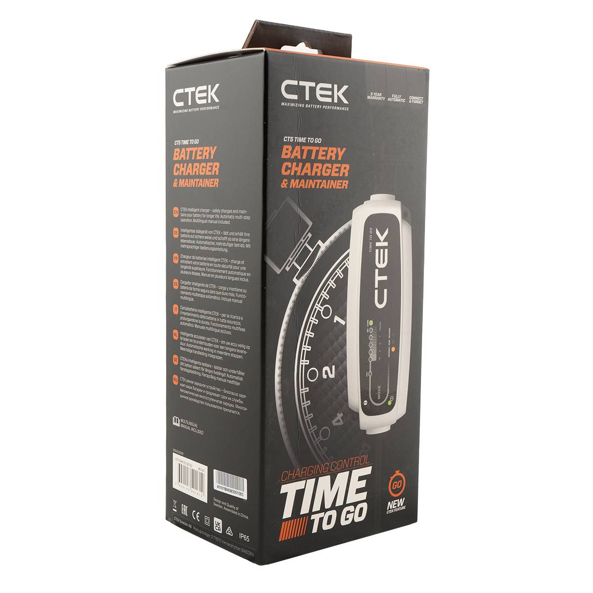 CTEK CT5 TIME TO GO EU Ladegerät für12V AGM Batterien